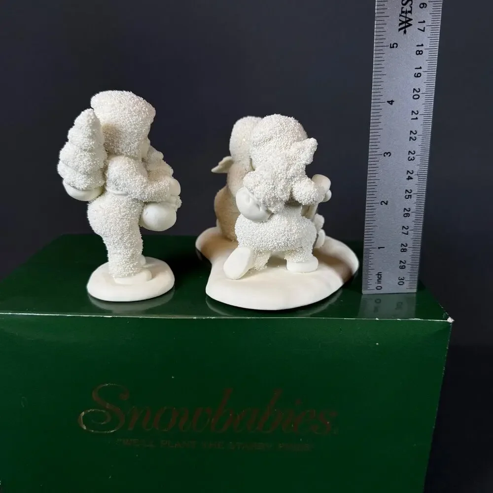 Department 56 Snowbabies bisque porcelain figurine Christmas holiday 6865-9